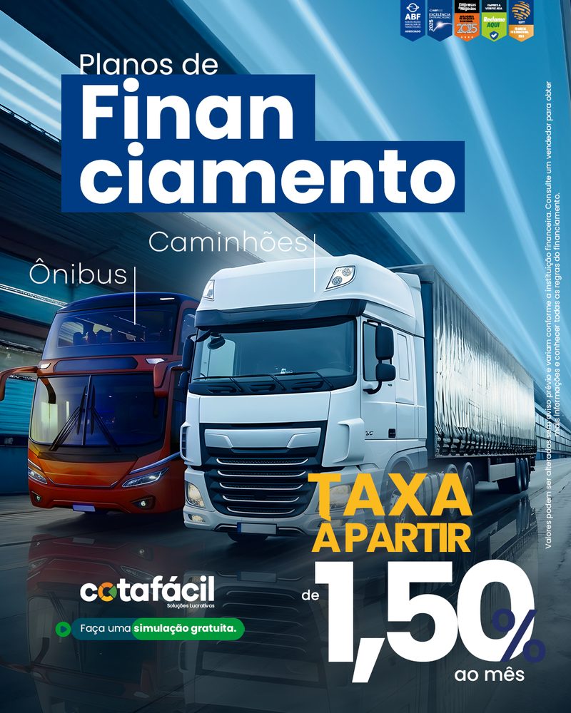 Financiamento Ônibus e Caminhões